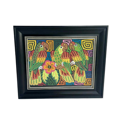 Mola Parrots Tapestry