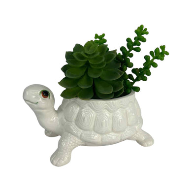 Pottery Turtle Planter