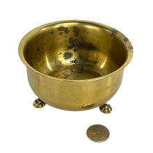 Load image into Gallery viewer, Brass Footed Bowl