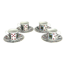 Load image into Gallery viewer, Playing Card Demitasse Set