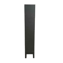 Load image into Gallery viewer, Gray Metal Barrister Bookcase