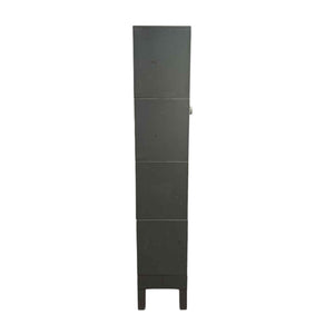 Gray Metal Barrister Bookcase