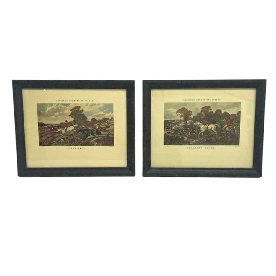 Fox Hunting Scene Prints