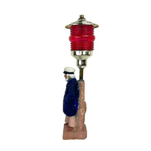 Load image into Gallery viewer, Fisherman Wooden Lamp