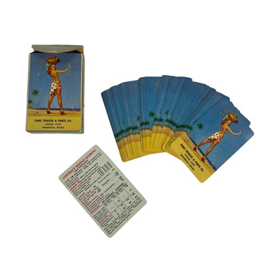Pinup Girl Playing Cards