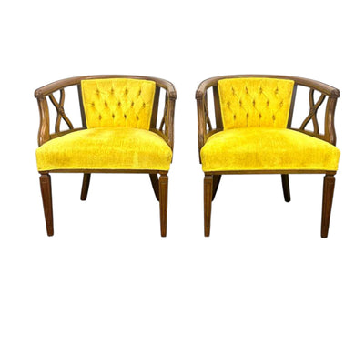 Yellow Barrel Chairs
