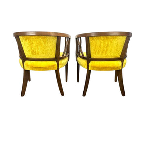 Yellow Barrel Chairs