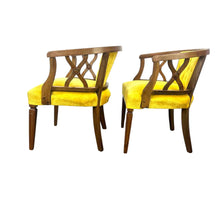 Load image into Gallery viewer, Yellow Barrel Chairs