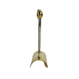Modern Gold & Chrome Menorah