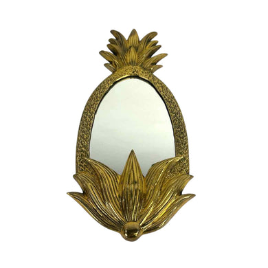 Brass Pineapple Mirror