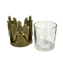 Load image into Gallery viewer, Brass Angels Candleholder Cup
