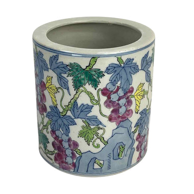 Grape Leaf Utensil Holder Vase