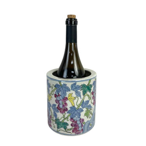 Grape Leaf Utensil Holder Vase