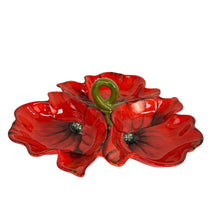 Load image into Gallery viewer, Pottery Flowers Serving Platter