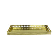 Load image into Gallery viewer, Long Modern Gold Tray