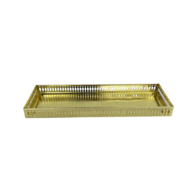Long Modern Gold Tray