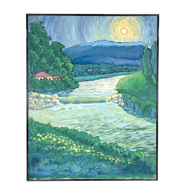 River Landscape Painting