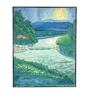 River Landscape Painting