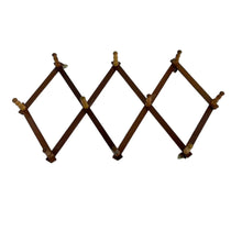 Load image into Gallery viewer, Folding Wall Hanging Hat Rack