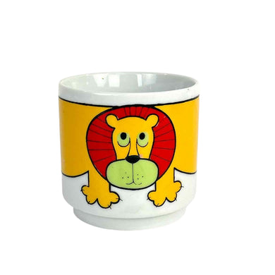 Porcelain Lion Mug