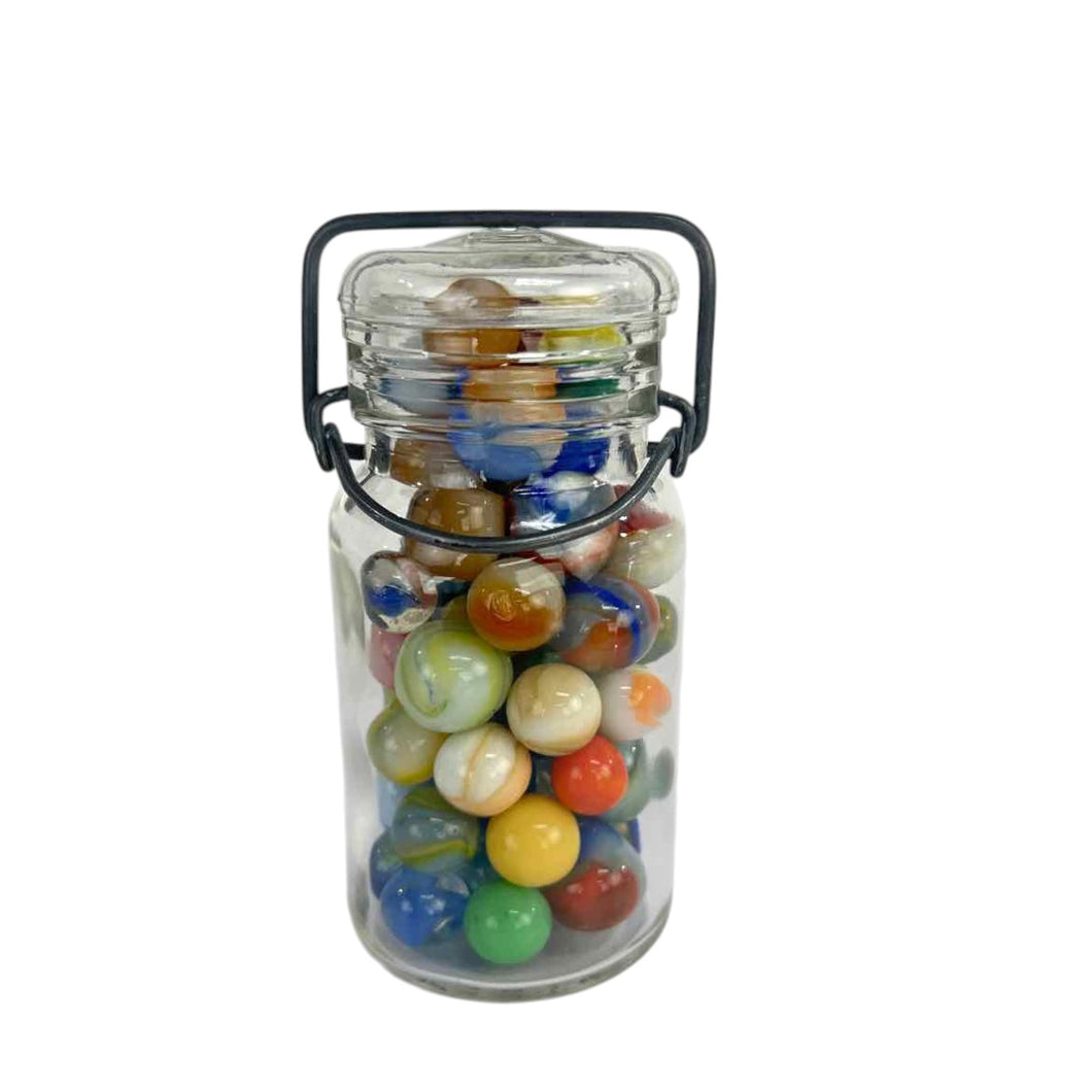 Antique Jar of Marbles
