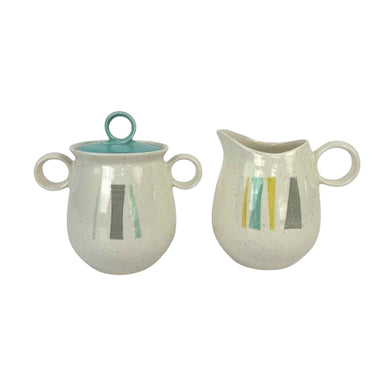 Atomic Sugar Bowl & Creamer