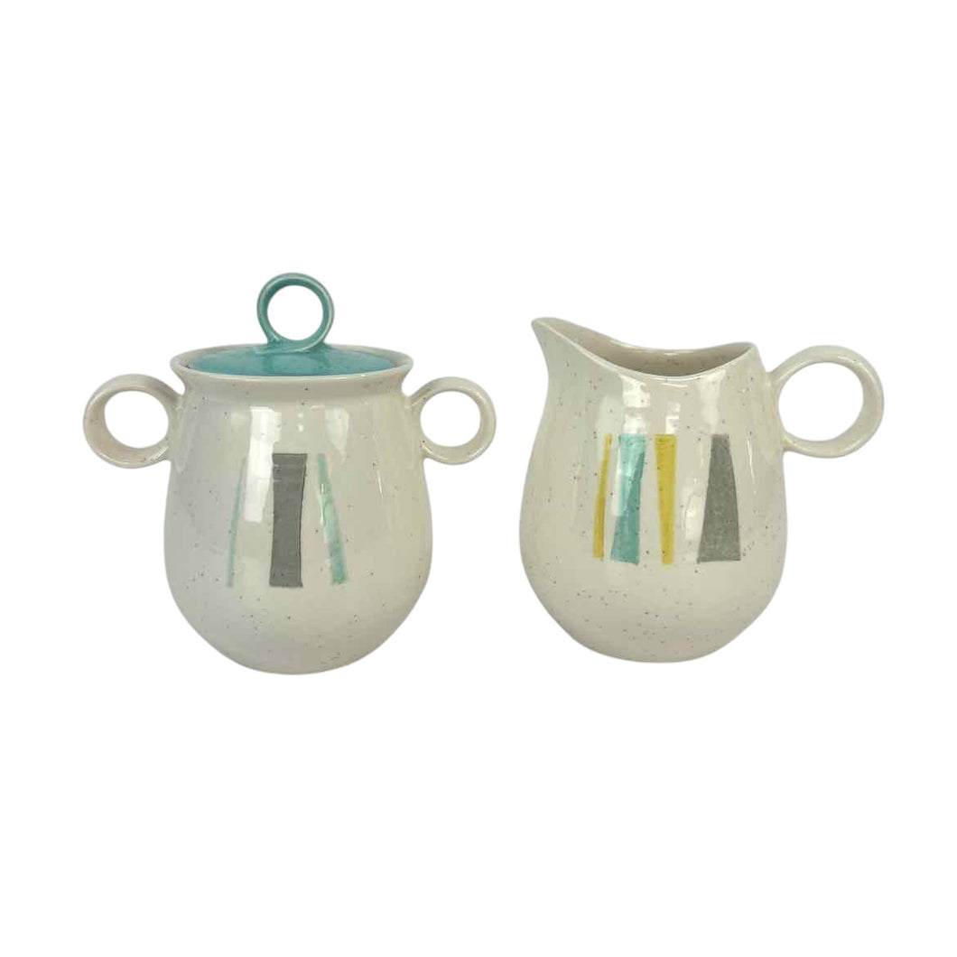Atomic Sugar Bowl & Creamer