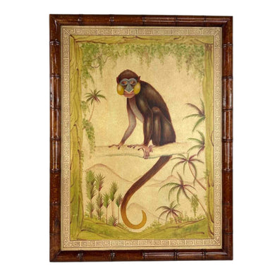 Bamboo Monkey Art Print