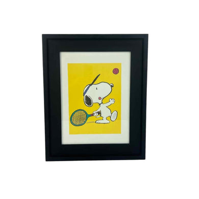 Yellow Snoopy Tennis Print