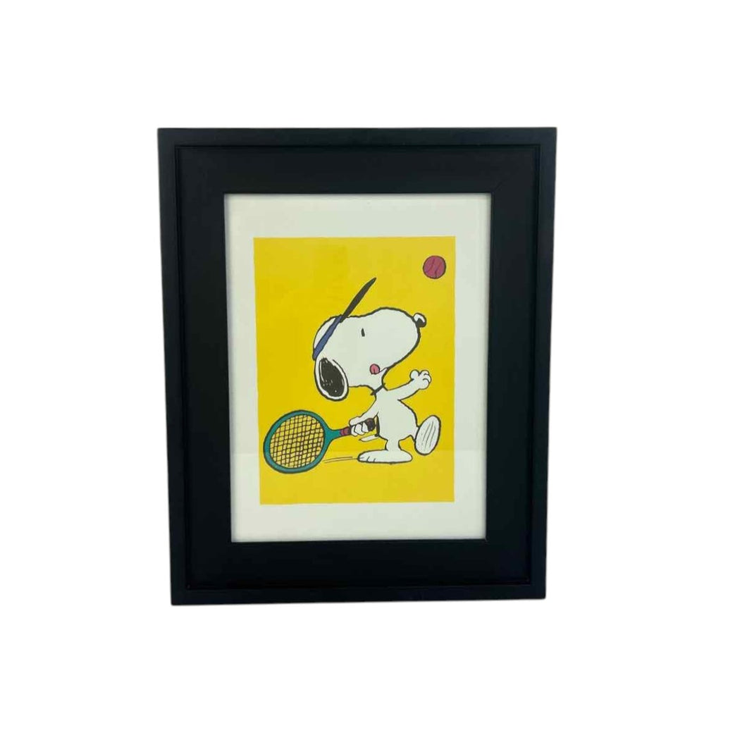 Yellow Snoopy Tennis Print