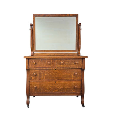 Tiger Oak Dresser
