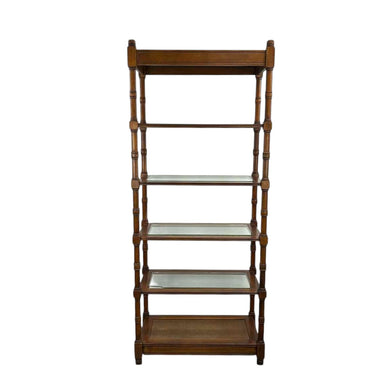 Faux Bamboo Etagere Shelf