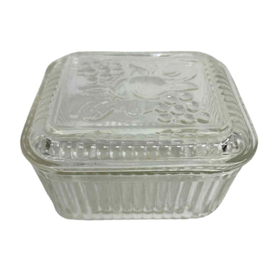 Clear Glass Fridge Bin Box