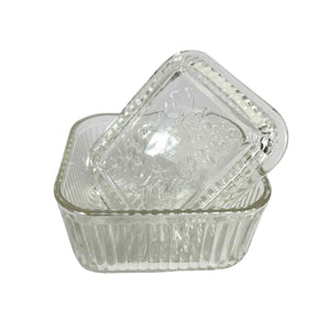 Clear Glass Fridge Bin Box