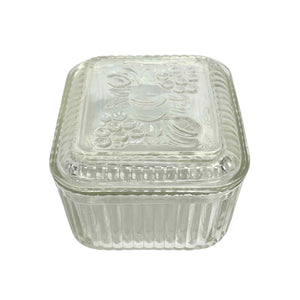 Clear Glass Fridge Bin Box