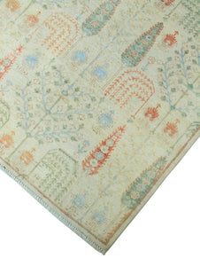 Yousafi Ivory & Rust Rug