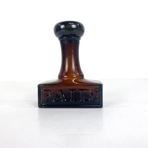 Paid Stamp Glass Bottle