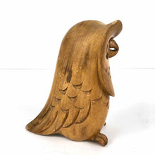 Load image into Gallery viewer, Carved Wooden Owl