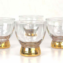 Load image into Gallery viewer, Modern Gold Lowball Glasses