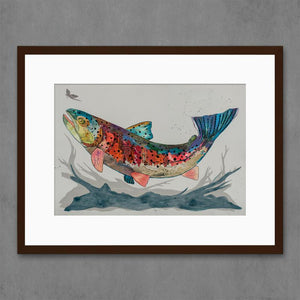 Roaring Fork - Rainbow Trout Signed Print