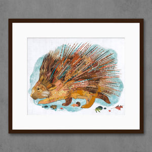 Porcupine Spike Signed Print