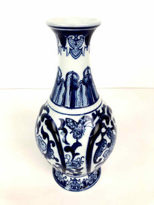 Blue & White Porcelain Vase