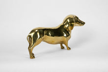 Load image into Gallery viewer, Brass Dachshund Dog Sculpture