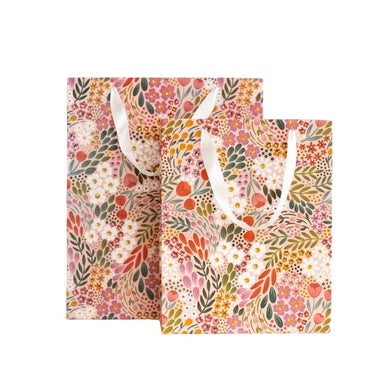Summer Meadow Pink Floral Gift Bag