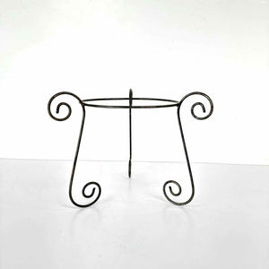 Steel Wire Scroll Bowl Stand