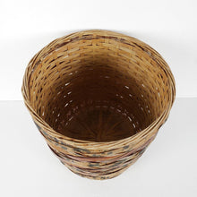 Load image into Gallery viewer, Woven Basket Trash Can