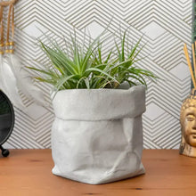 Load image into Gallery viewer, Concrete Paper Bag Planter