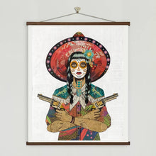 Load image into Gallery viewer, Praying Mantis Cowgirl Print