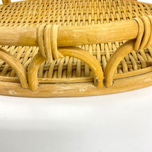 Load image into Gallery viewer, Bent Rattan Serving Tray
