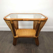 Load image into Gallery viewer, Bent Rattan End Tables